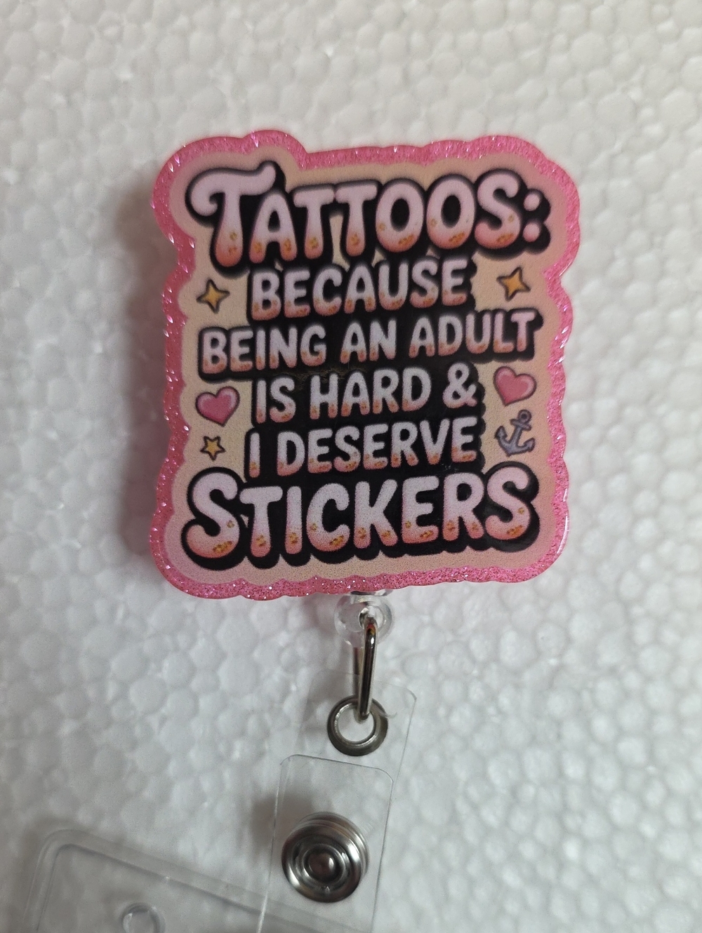Tattoos/Stickers Badge Reel